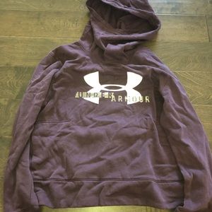 Purple Under Armour Hoodie